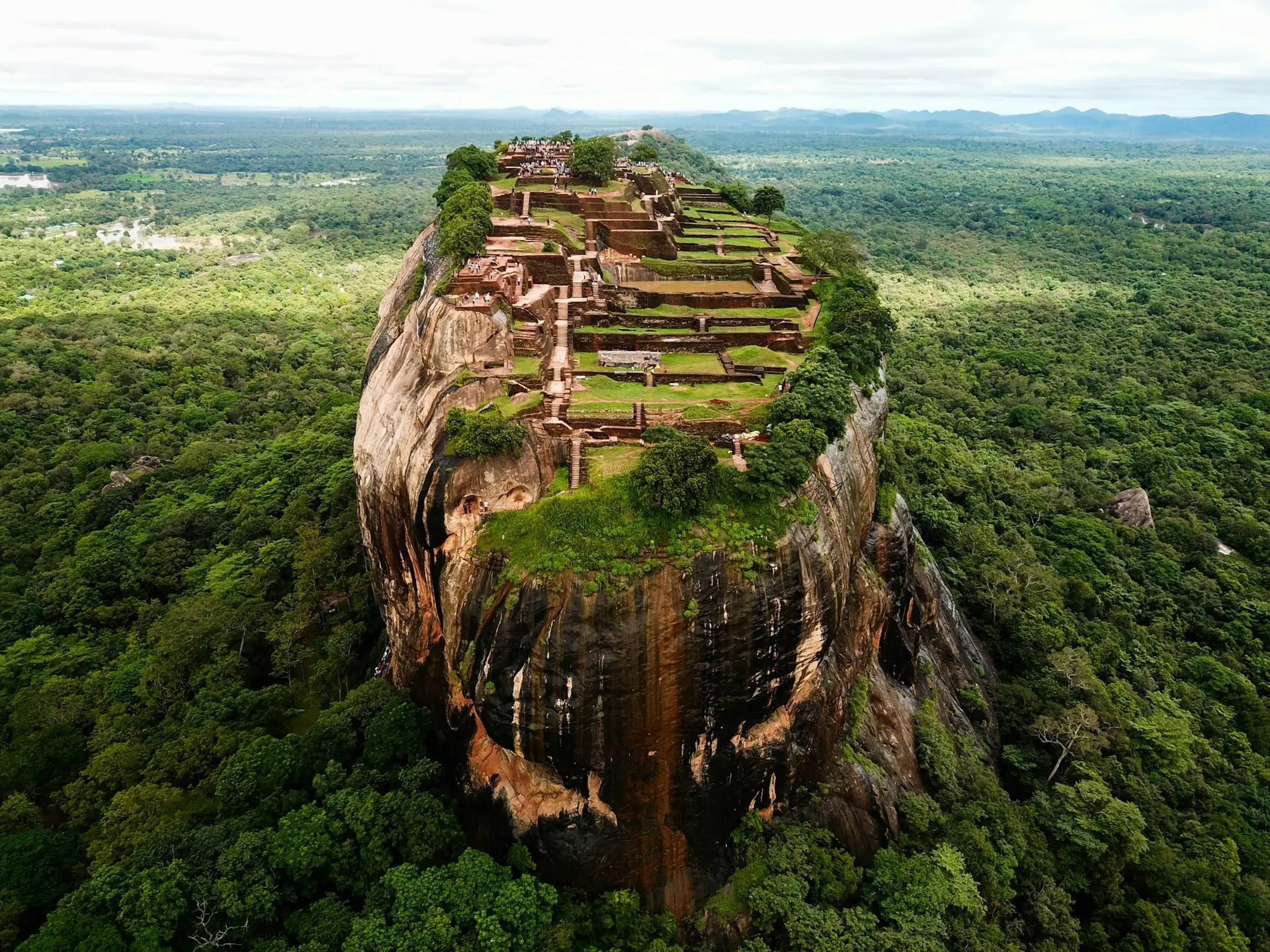 Sigiriya rising from Sri Lanka’s tropical forest